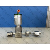 SWAGELOK DIAPHRAGM VALVE W/ GAS LINE WELDMENT 0050...